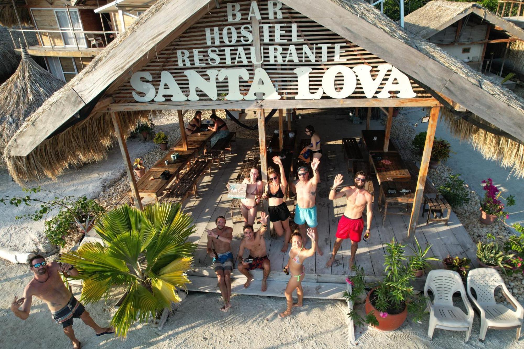 Santa Lova Eco-Hostel Isla Tintipan Tintipan Island Exterior foto